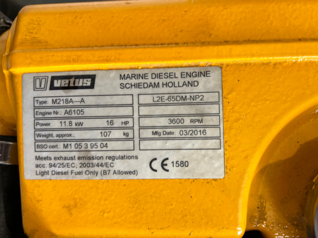 Vetus M2.18 | TMC40 Keerkoppeling