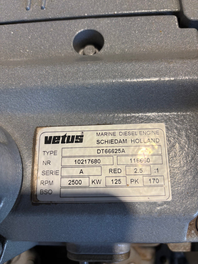 Vetus Deutz DT66 170PK Scheepsmotor (Nieuw)