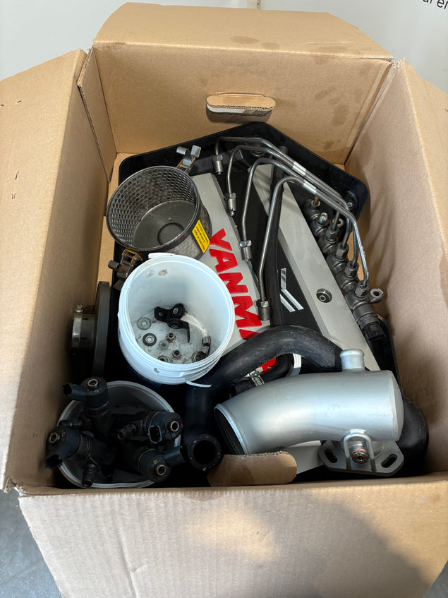 Yanmar 4JH80 Scheepsmotor (Voor onderdelen)