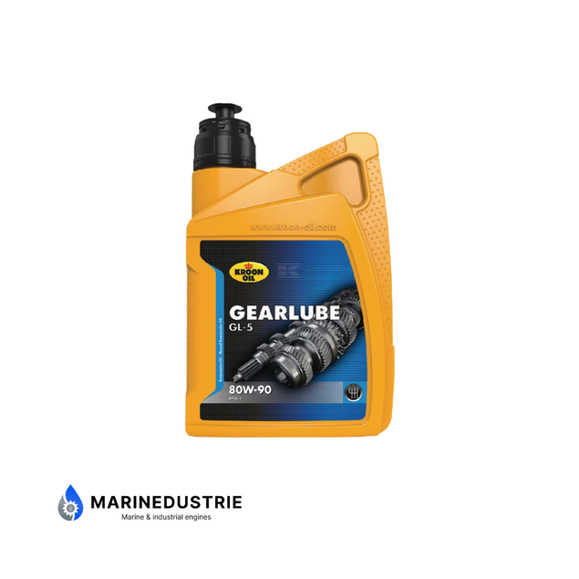 Kroon Oil Gearlube GL-5 80W-90 transmissie & Staartstuk Olie 1L