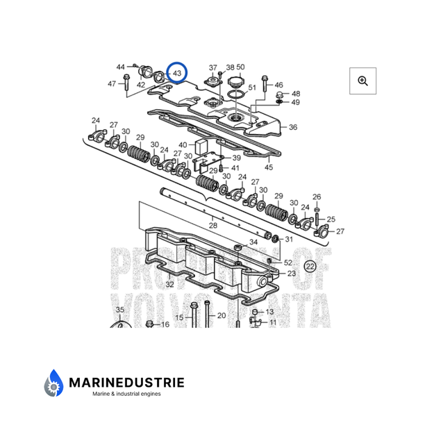 Pakking Volvo Penta - 3583658