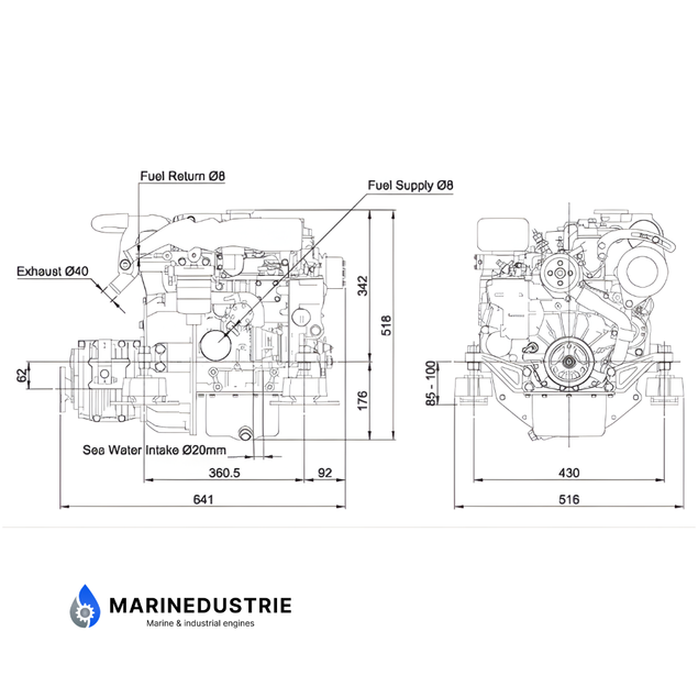Craftsman CM2.16 16PK Scheepsmotor - 16PK