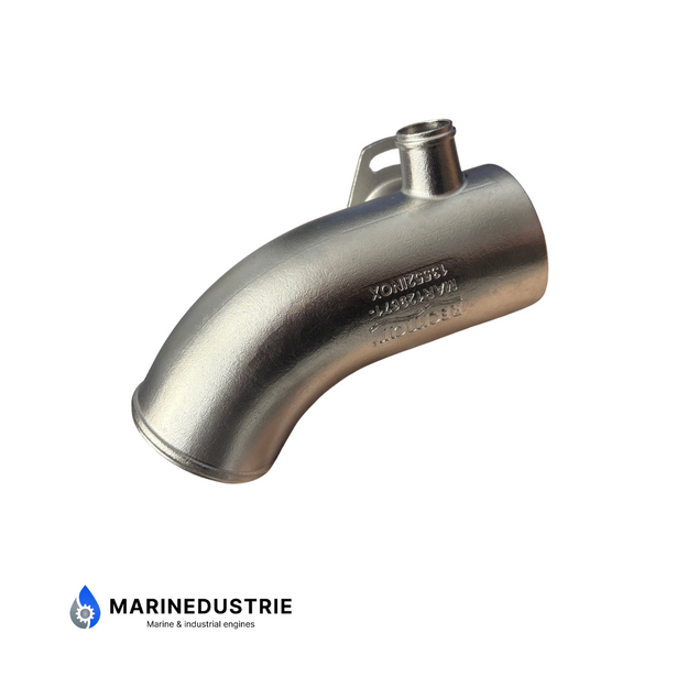Uitlaatbocht Yanmar 4JH4 RVS - 129671-13552
