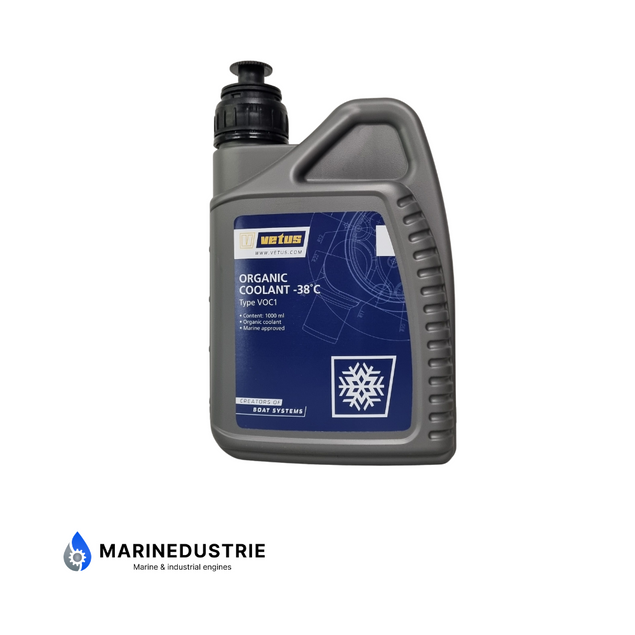 Vetus Organische Koelvloeistof -38 1 Liter