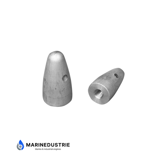 Volvo Penta moer anode voor vaste schroef Ø30 M20 - Magnesium - 873412