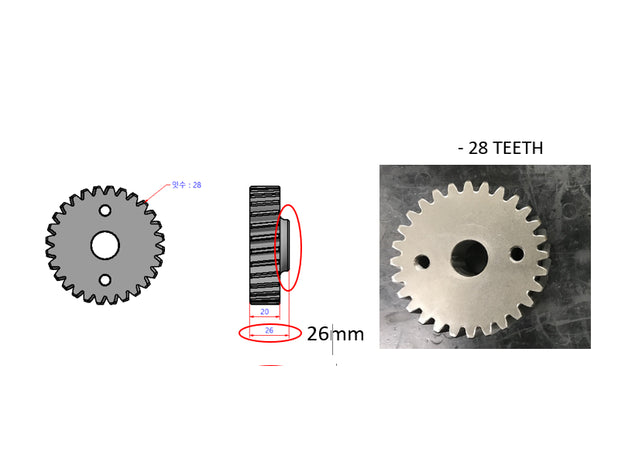 Perkins M185C M215C M225Ti M370Ti Impellerpomp - 34449 33004