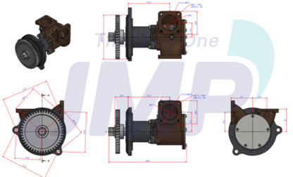 Impellerpomp Volvo Penta D16 - 3589104