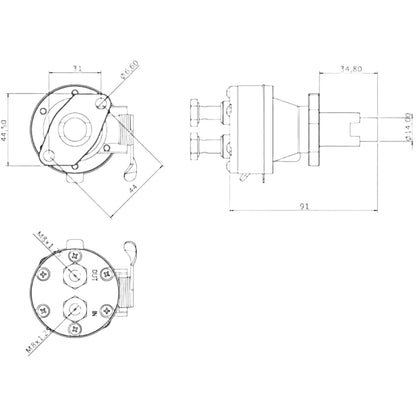 Volvo Penta D2-55 Opvoerpomp (Vervangt 3580100)