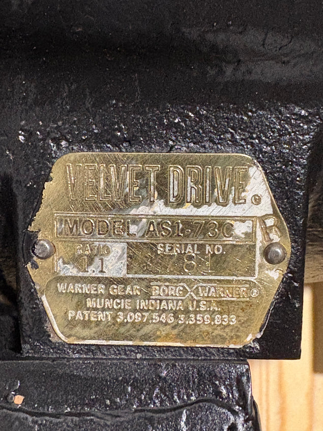 Borg Warner Velvet drive AS1-73C 1:1 Keerkoppeling