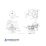 Caterpillar 3208 Impellerpomp - P171, P176, P176-01, P176-02