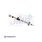 Detroit Diesel. 253 353 453 471 - impellerpomp - 5145578