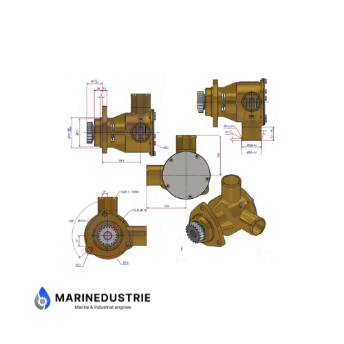 Doosan MD136, MK150, MK190, MK230, L136   - impellerpomp.