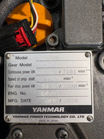 Yanmar 4JH80 Scheepsmotor (Voor onderdelen)