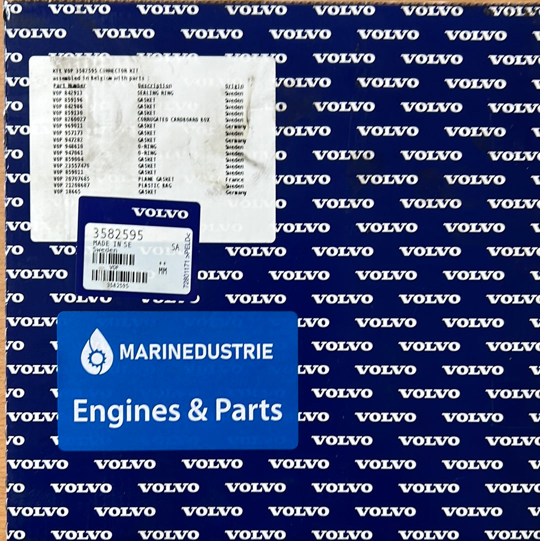 Volvo Penta Turbo Connectie pakking-set compleet - 3582595
