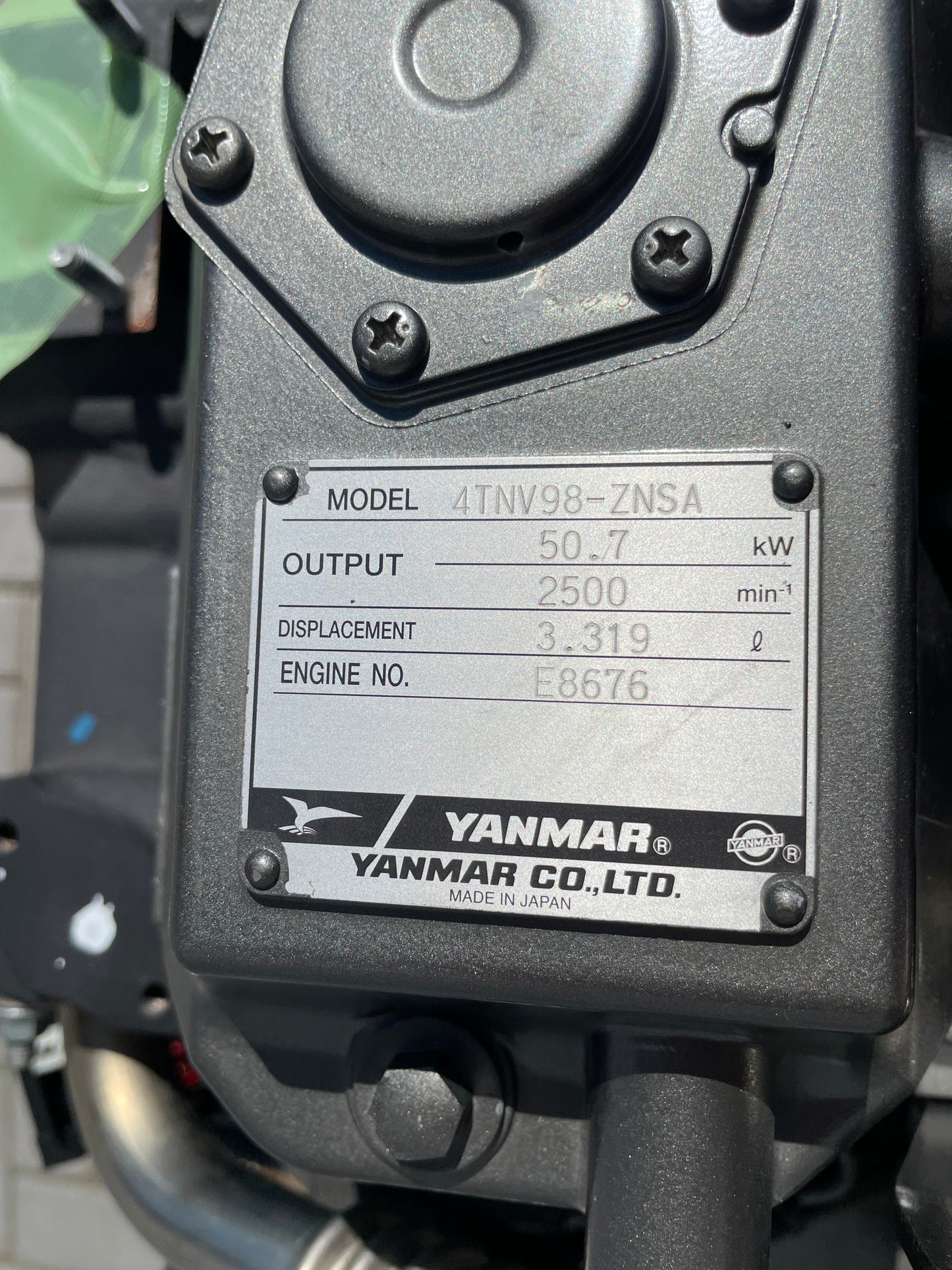 Yanmar 4TNV98-ZNSA