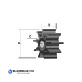 Impeller Volvo: 875593, 877061, 801277, 21951356, 825941, 3841697 Yanmar: 123325-42020, 127610- 42200, 120650-42310.