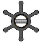Impeller Volvo Penta MD11 MD17 875583 3586496 21951342