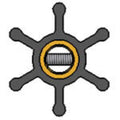 Impeller Volvo Penta MD1B MD2B MD3B - 803729 875807 833550 87580-0 876554-7 3586494