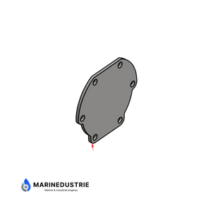 Impellerpomp deksel Volvo Penta - 840386