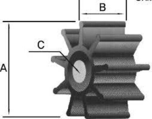 Impeller Westerbeke 32630, 46622