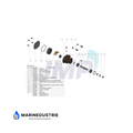 Kohler Petrol - 4 & 6 cyl. impellerpomp - 344089.