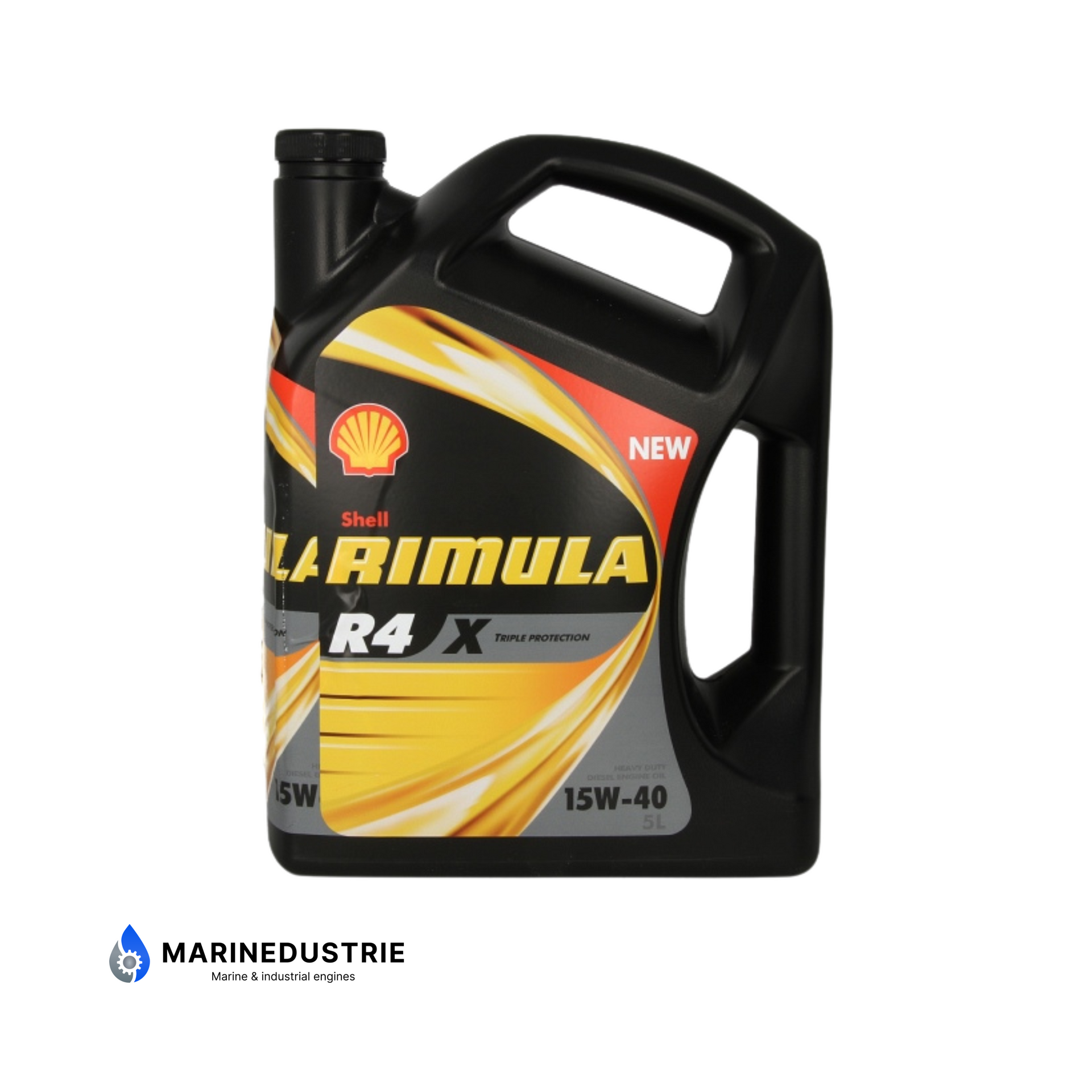 Shell Rimula R4 X 15W-40 エンジンオイル Motorolie 15W40 Shell Rimula R4 voor Scheeps en Industrie motoren
