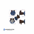 OSCO Motors - Crank driven pump impellerpomp - 10-24930-01.