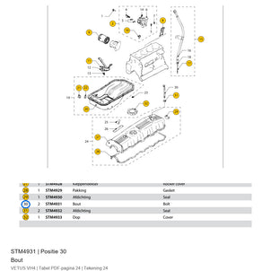 Bout - Vetus - STM4931