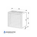 Separ 00530 filter element afmetingen 84 x 4 x 29mm