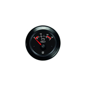 Voltmeter, zwart, 12 V - Vetus - VLT12B