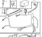 Kabelboom Volvo Penta D1 D2 - 3843674