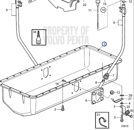 Carterpan Volvo Penta D6 - 3582792