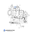 Volvo Penta drukschakelaar dashboard verlichting - 828585