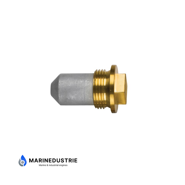 Volvo Penta pot loodanode plug 1"-Gasdraad - Magnesium - 823661