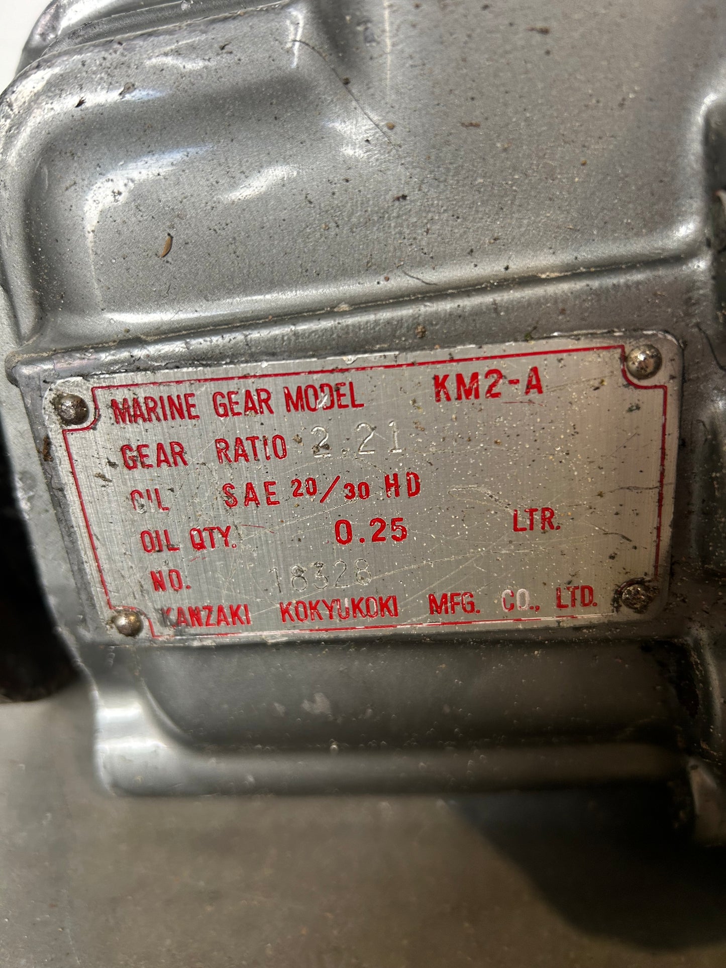 Yanmar KM2A 2.21:1 Keerkoppeling
