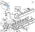 Inlaatbocht Volvo Penta D4 D6 - 3582786 23435473